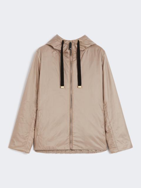 Max Mara GREENH Padded, hooded jacket in water-repellent canvas