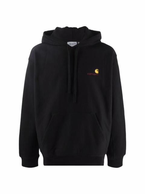 Carhartt embroidered logo drawstring hoodie