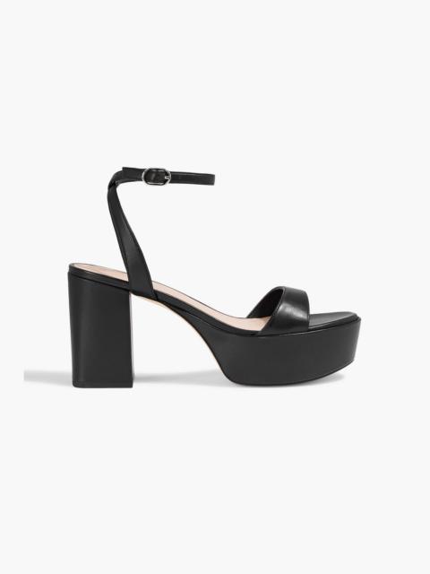 Stuart Weitzman Gala leather platform sandals