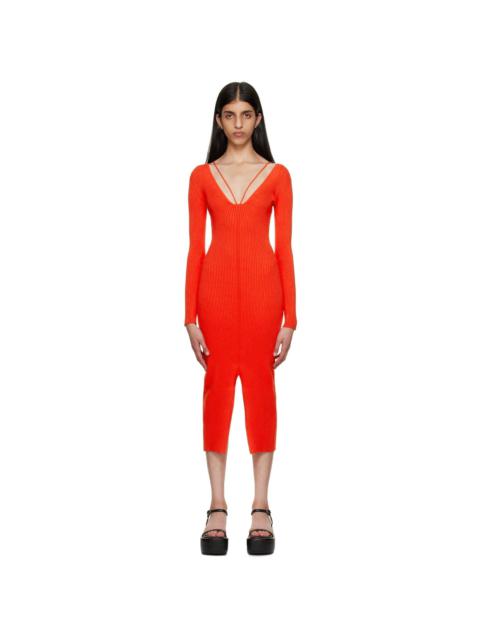 AERON Red Rivoli Maxi Dress