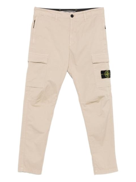 Stone Island Cotton Cargo Trousers