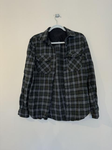 Other Designers Vintage checkered plaid shirt button up