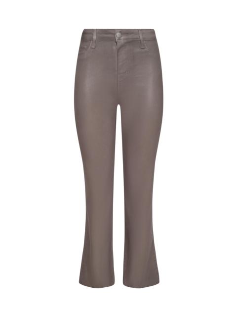 L'AGENCE Kendra Coated Cropped Flare Jean