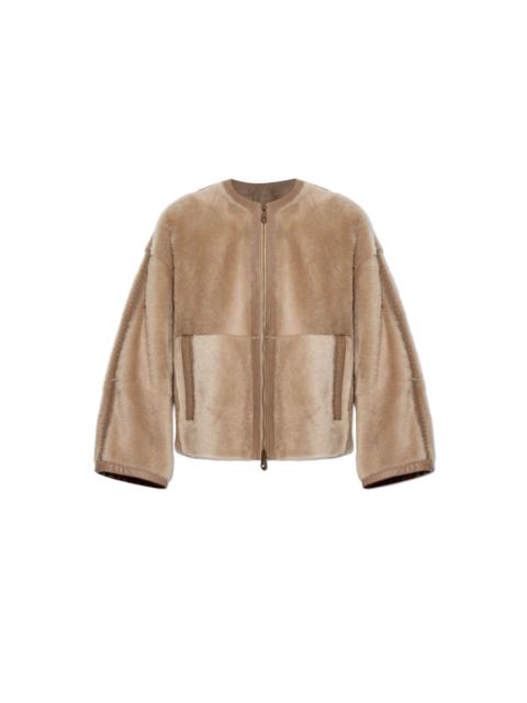 Max Mara MAX MARA Luana Beige Fur Coat New & Authentic (Women's size: