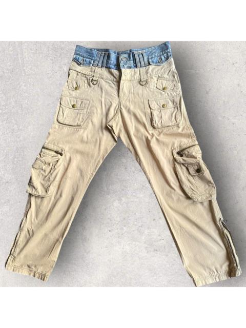 Dolce & Gabbana SS06 Hybrid Double Waist Cargo Pants