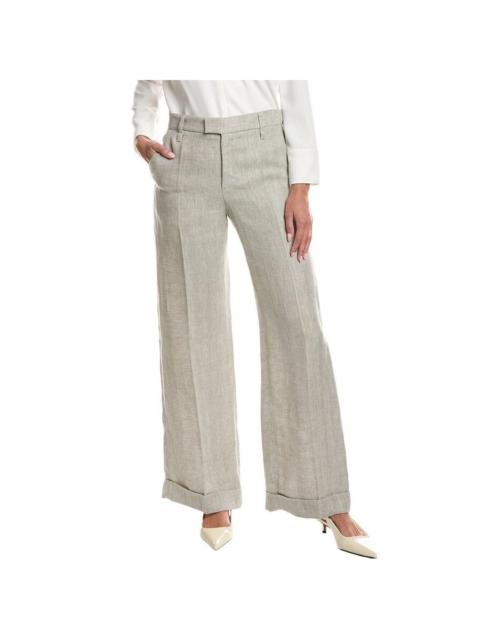 Brunello Cucinelli Brunello Cucinelli Wolight Beige Linen Trousers
