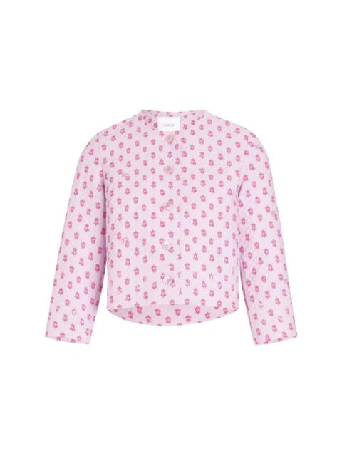 PATOU floral-print quilted jacket