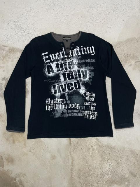 Other Designers If Six Was Nine - Beaumont Carr Layer Tee Gothic LGB Y2k Wording Style