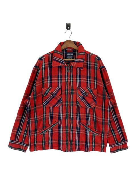 Other Designers VINTAGE KEARNEY HOUSE JAPANESE BRAND TARTAN ZIPPED JACKET