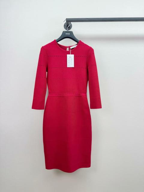 Dior Dior Red Knit Dress