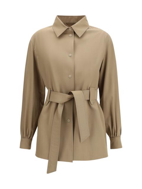 Max Mara Max Mara Wool Jacket-shirt With Belt