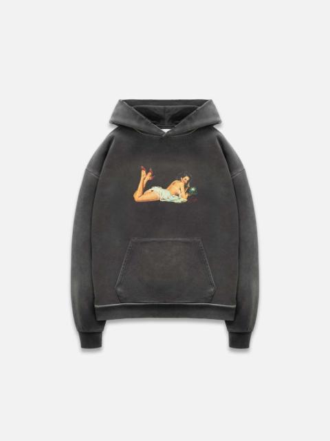 DUKE + DEXTER Pin Up Washed Black Hoodie