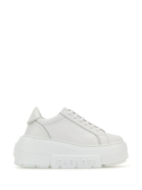 CASADEI White leather Nexus sneakers