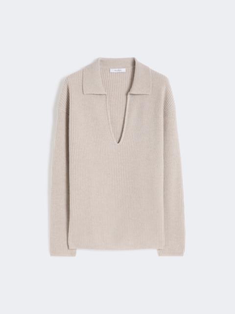 Max Mara Ribbed cashmere jumper - BEIGE