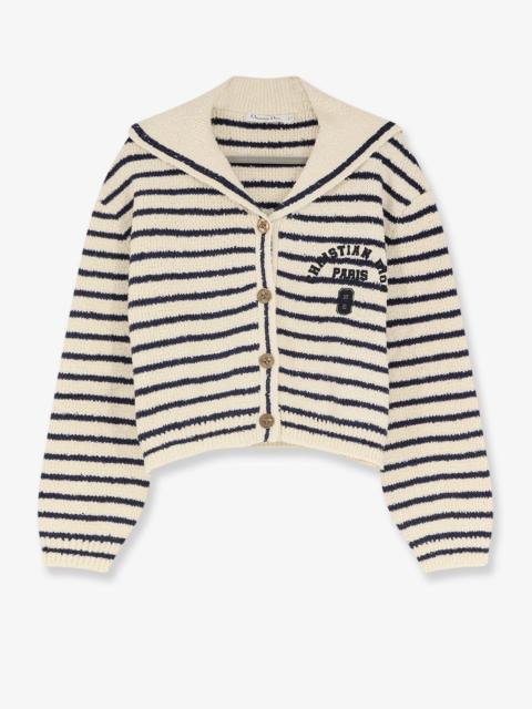 Dior Dior Women Dior Mariniere Cotton Cardigan