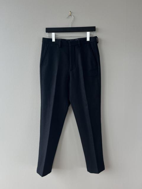Wool Cropped Tapered Trousers
