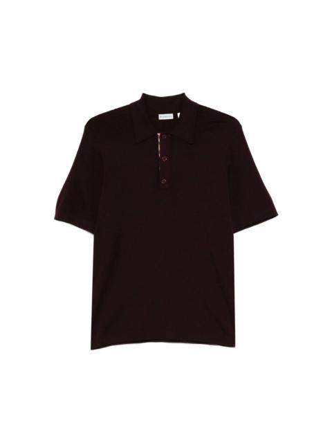 Burberry Burberry Red Polo Shirts Men