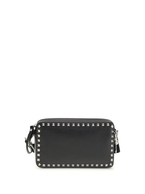 Valentino Valentino Garavani Rockstud Leather Shoulder Bag