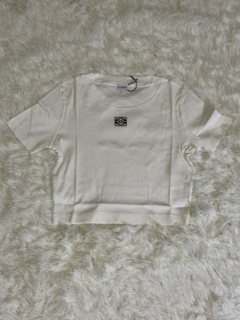 Loewe LOEWE Women’s Cotton Cropped Top White