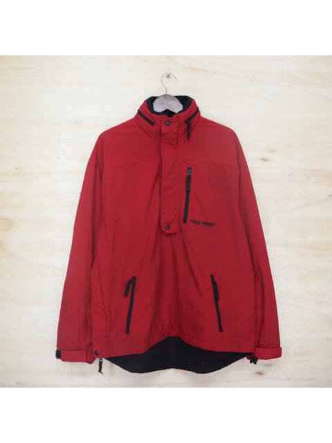 Other Designers Vintage 90s POLO SPORT By Ralph Lauren Mini Logo Embroidered Bomber Half-Zip Windbreaker Hoodie Jack