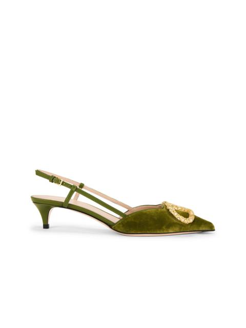 Valentino V Logo Signature Slingback