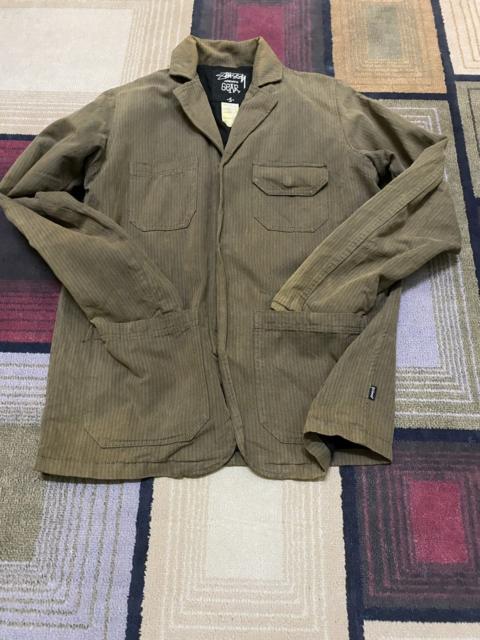 Stüssy VINTAGE STUSSY JAPAN HERRINGBONE 4 POCKET JACKET