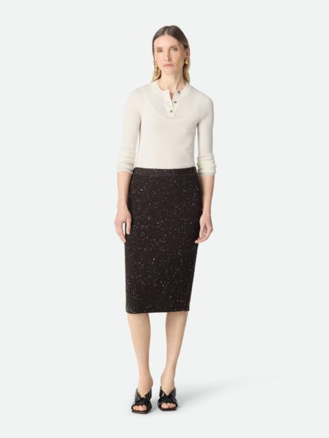 Bottega Veneta Wool English Rib Skirt