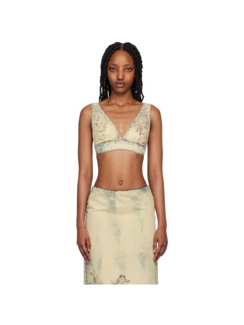 Diesel Blue De-Janys-Fsc Denim Camisole