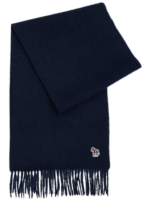 Paul Smith Zebra-logo Wool Scarf