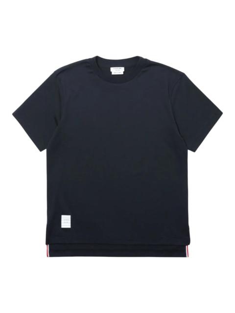 Thom Browne Jersey Relaxed Side Slit Tee Women