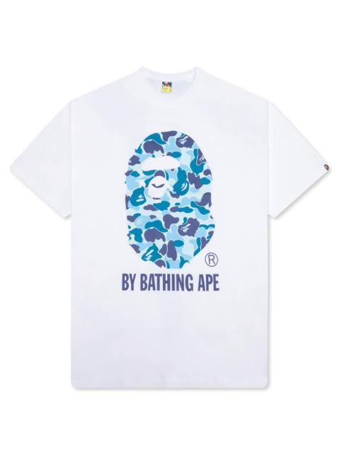 A BATHING APE® ABC CAMO BY BATHING APE TEE - WHITE/BLACK