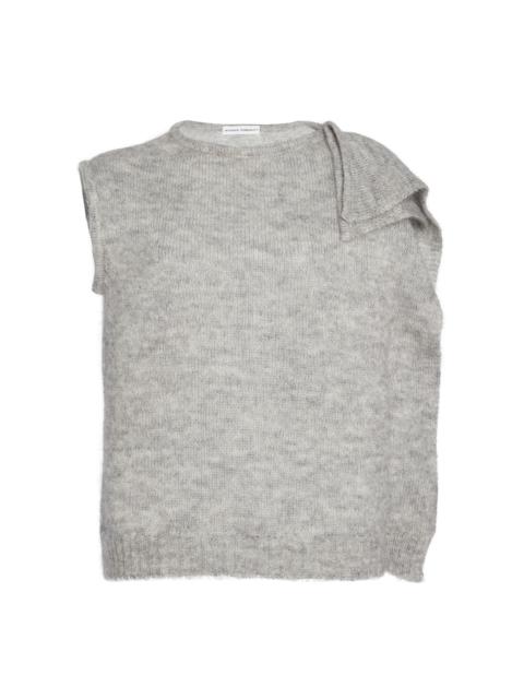 NICCOLÒ PASQUALETTI Nota Mohair Vest light grey