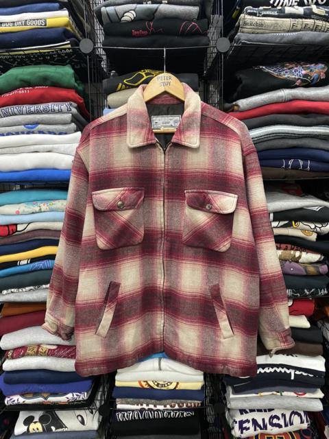 Other Designers Vintage - VINTAGE SEAHOP WORKER FLANNEL JACKET