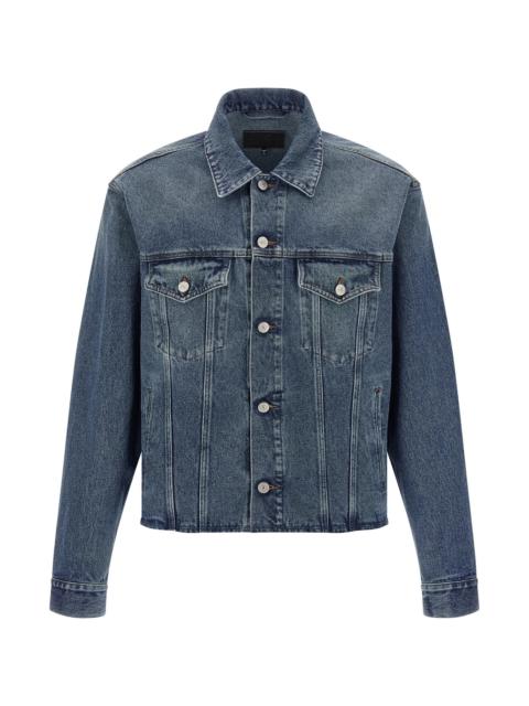 MM6 Maison Margiela Raw cut denim jacket