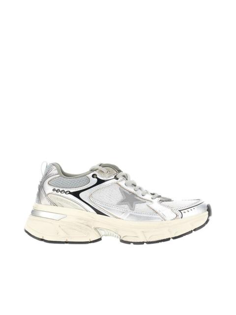 Golden Goose 'LIGHTSTAR' MESH AND LEATHER SNEAKERS