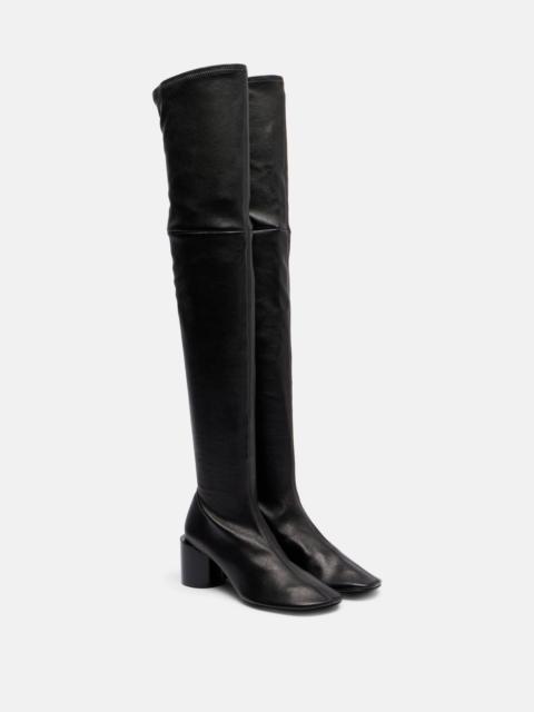 Jil Sander Leather over-the-knee boots