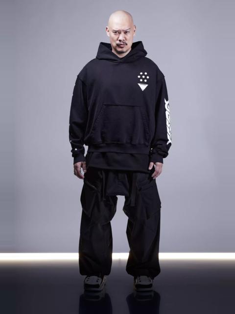 ACRONYM S40-RS Cotton Hooded Sweatshirt Black