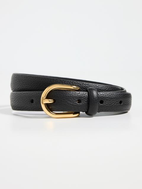 Anderson's Skinny Soft Grained Leather Belt