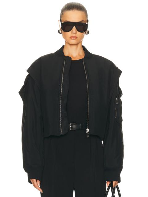 Jean Paul Gaultier Hidden Hood Bomber Jacket