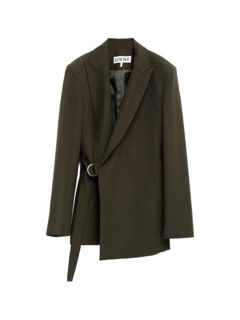 Loewe Wool draped blazer jacket