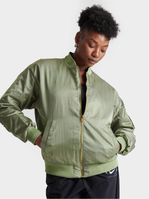 Nike WOMEN'S NIKE SPORTSWEAR REVERSIBLE BOMBER JACKET