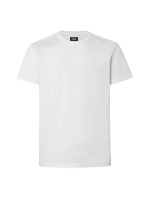 FENDI Fendi Men's Crewneck Cotton T-Shirt, Size Medium