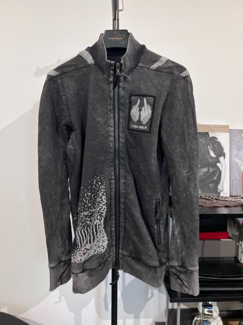 11 by Boris Bidjan Saberi Boris Bidjan Saberi Z1B washed denim jacket