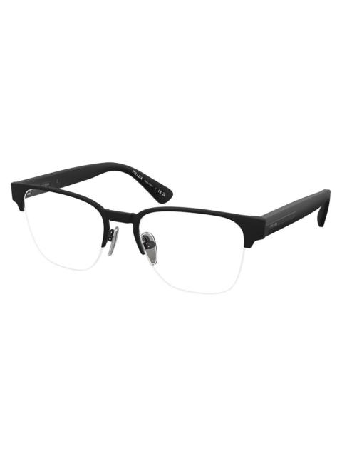 Prada Prada Demo Oval Men's Eyeglasses PR A52V 1BO1O1 54