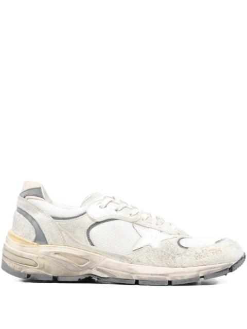 Golden Goose Golden Goose Men "Running Dad" New Net And Suede Upper Leather Star And Heel Suede Spur