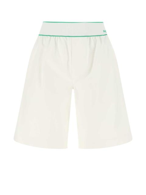 Bottega Veneta Bottega Veneta Women White Cotton Bermuda Shorts