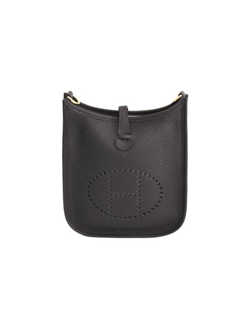 Hermès Hermes Mini Evelyne Gold Hardware Black