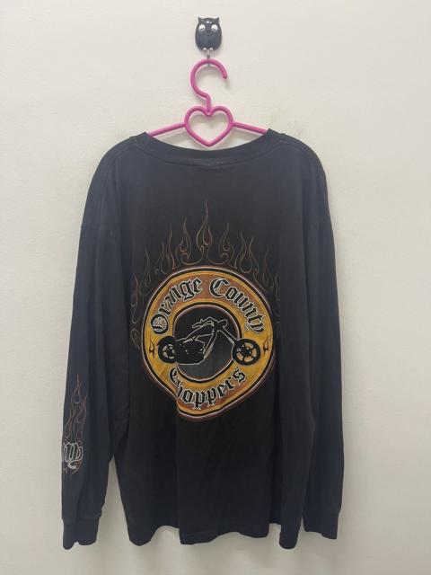 Other Designers Harley Davidson - Rare Vintage ORANGE COUNTY CHOPPERS OCC Flame Fire