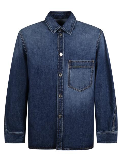 Givenchy Givenchy Men Overshirt With Stand-Up Collar