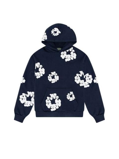 DENIM TEARS Denim Tears Cotton Wreath Logo Hoodie 'Navy White' 301-080-30